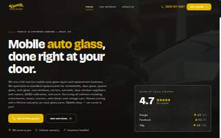 Buchanan Auto Glass website