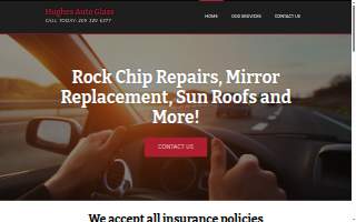 Hughes Auto Glass website