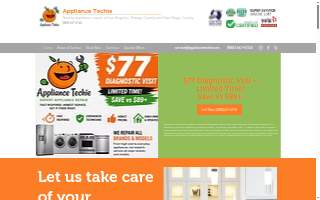 Appliance Techie website