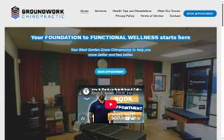 Groundwork Chiropractic website