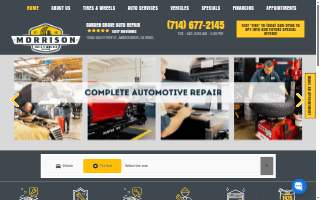 Morrison Tire Inc. of Garden Grove website