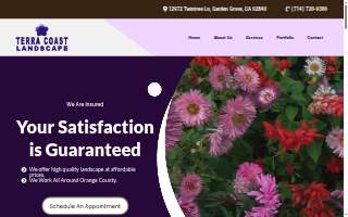 Terra Coast Landscape website