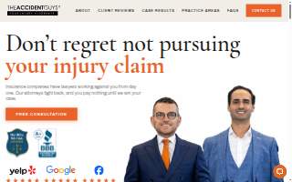 The Accident Guys website