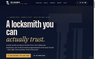Tin Locksmith website