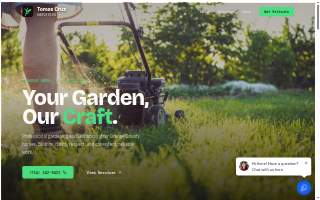 Tomas Cruz Gardening website