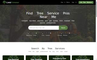 Tree Care Arborist Services website