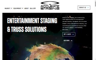 Accurate Staging website