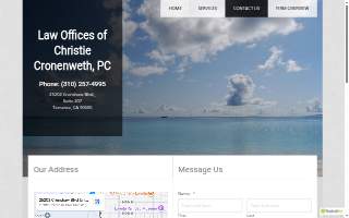 Christie Cronenweth Law Office of Gardena website
