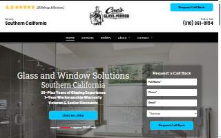 Coe's Glass Co website