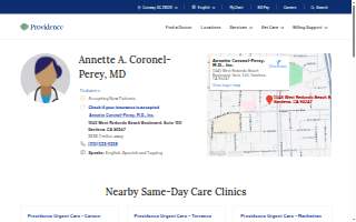 Coronel-Perey Annette MD website