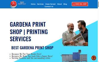 Graphic EZ Print Shop Gardena website