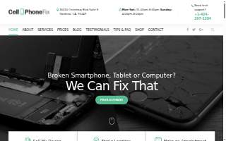Mobile Repair Tek website