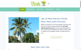 Palms Tree care website