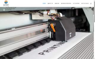 Sunset Printing website