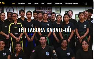 Ted Tabura Karate Do website