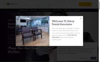 Gilroy Dental Associates website