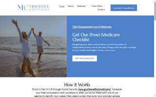 MC Insurance Services website