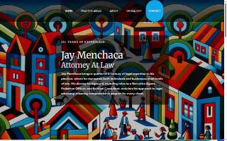Menchaca Law website