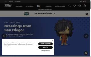 Pop's Sweet Shop website