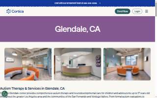 Cortica Glendale website