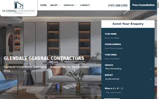 Glendale General Contractors website
