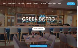 Greek Bistro website
