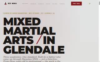 KD MMA Mixed Martial Arts Academy website