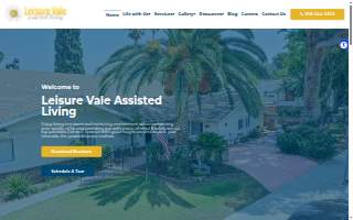 Leisure Vale Assisted Living website