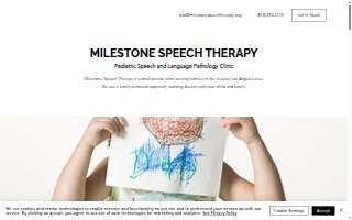 Milestone Speech Therapy, Inc. website