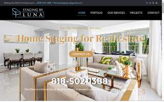 Staging by Luna website