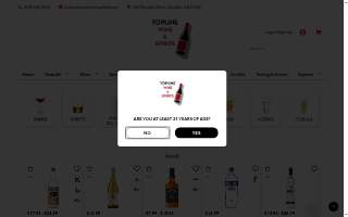 Topline Wine website