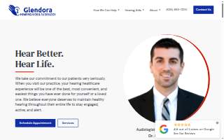 Glendora Hearing Aids & Audiology website