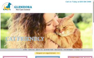 Glendora Pet Care Center website