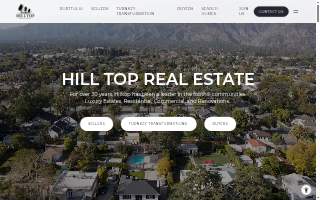 Hill Top Real Estate website