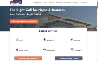 Janus Pest Management, Inc. of Glendora website