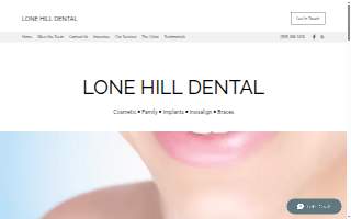 Lone Hill Dental website
