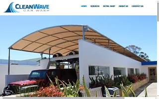 CleanWave Car Wash website