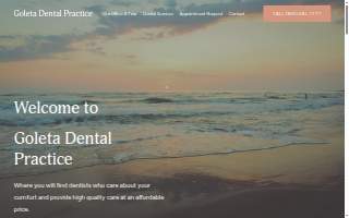 Goleta Dental Practice website