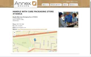 Handle With Care Packaging Store website