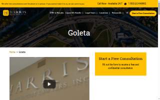 Harris Personal Injury Lawyers, Inc. website