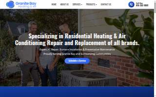 Granite Bay Heating & Air LLC website