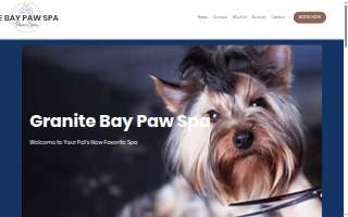 Granite Bay Paw Spa website