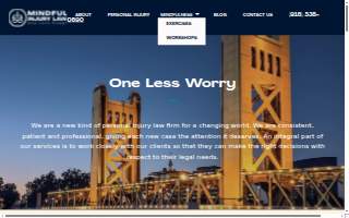 Mindful Injury Law of Granite Bay website