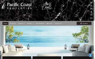 Pacific Coast Properties website