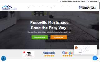Steelman Mortgages of Granite Bay website