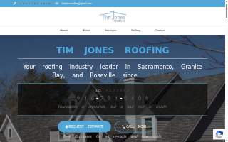 Tim Jones Roofing website
