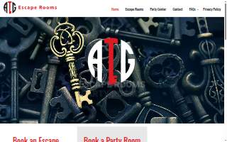ATG Escape Rooms website