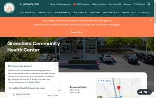 Clinica Sierra Vista - Greenfield Community Health Center website