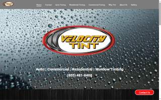 Velocity Tint website