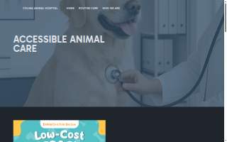 Colima Animal Hospital website